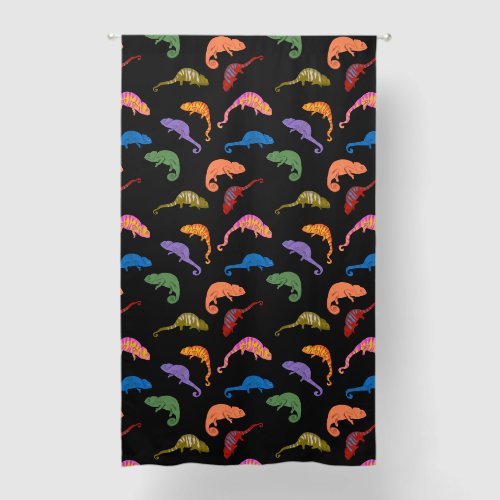 Chameleons Colorful Reptile Lizards Kids Bedroom Blackout Curtains
