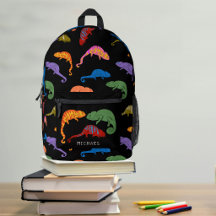 Chameleons Colorful Reptile Lizards Kids School