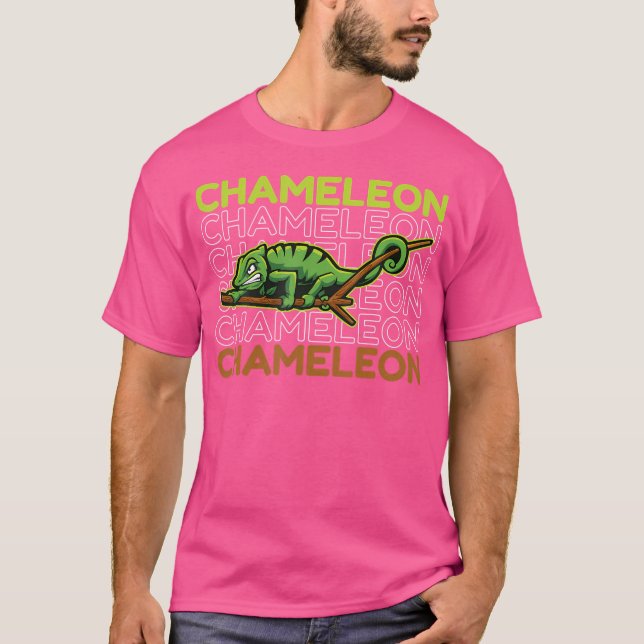 Chameleons Lizard Chameleon Lover T-Shirt (Front)