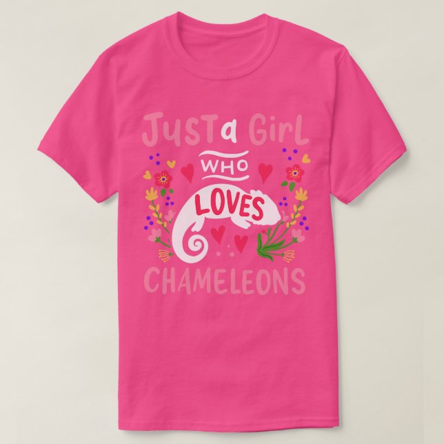 Chameleons Lizard Chameleon Lover T-Shirt (Design Front)