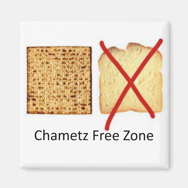 Chametz Free Zone Magnet (Front)