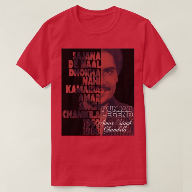 Chamkila 1 T-Shirt (Design Front)