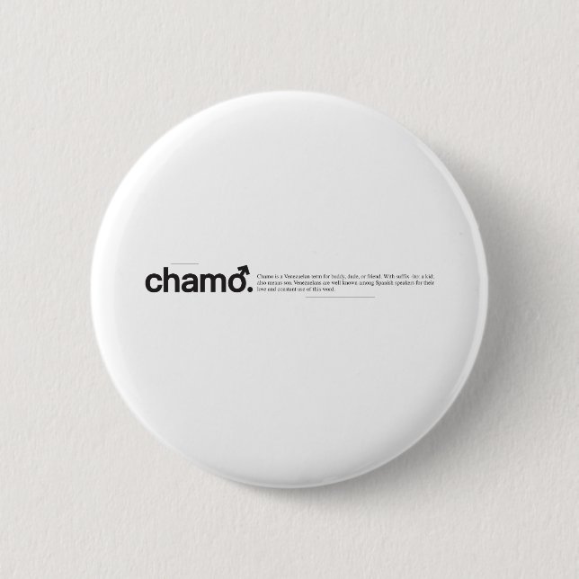 Chamo Button (Front)