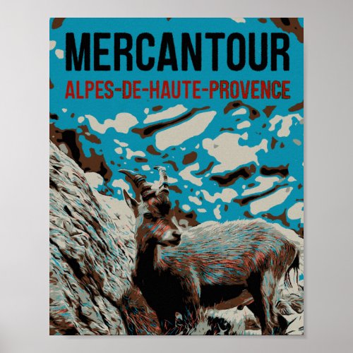 chamois in the Mercantour Alps France Poster