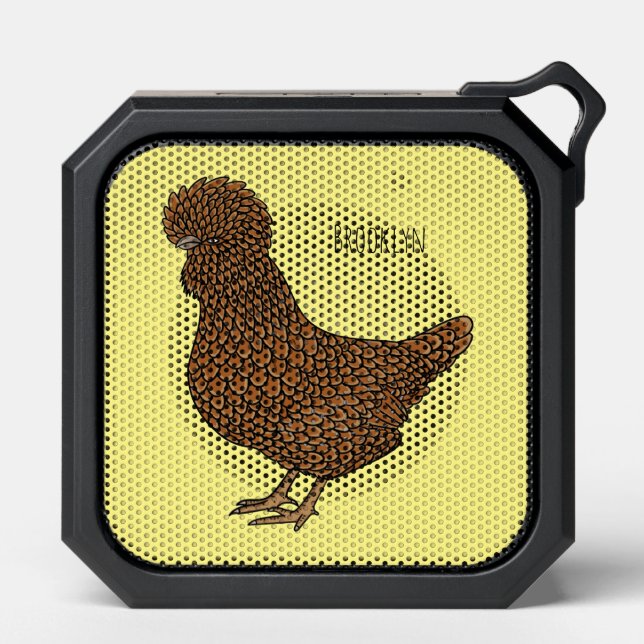 Chamois polish chicken cartoon illustration  bluetooth speaker (Front)