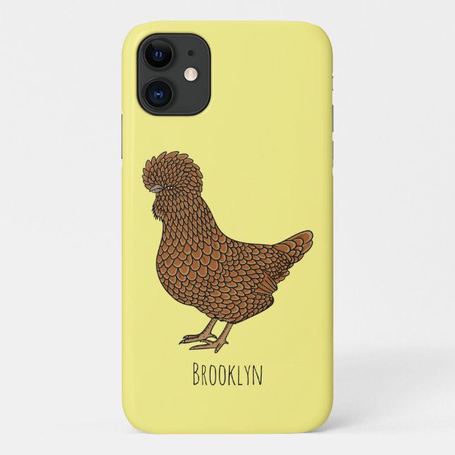 Chamois polish chicken cartoon illustration Case-Mate iPhone case (Back)