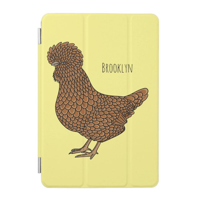 Chamois polish chicken cartoon illustration iPad mini cover (Front)