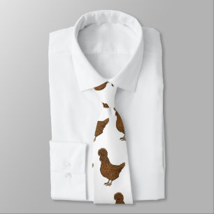 Chamois polish chicken cartoon illustration neck tie
