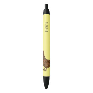 Chamois polish chicken cartoon illustration  pen