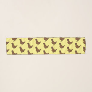 Chamois polish chicken cartoon illustration scarf