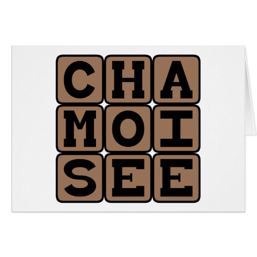 Chamoisee, Color Cards (Front Horizontal)