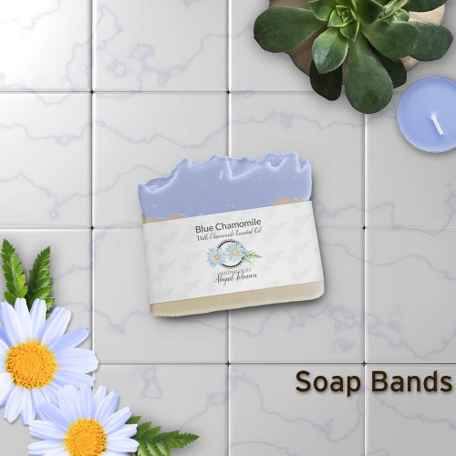 Chamomile Artisan Soap Band Wrap Packaging