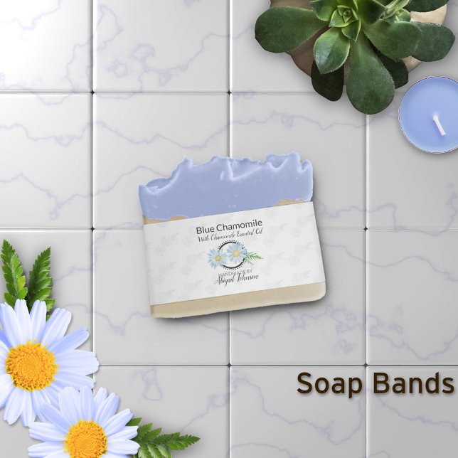 Chamomile Artisan Soap Band Wrap Packaging (Creator Uploaded)