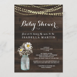 Chamomile Daisy Baby Shower - Gender Neutral Invitation