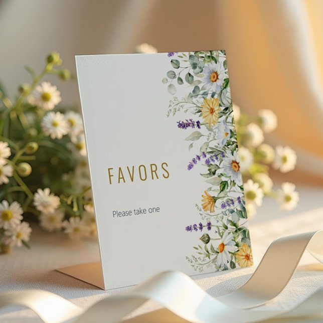 Chamomile & Eucalyptus Favors Sign (Creator Uploaded)