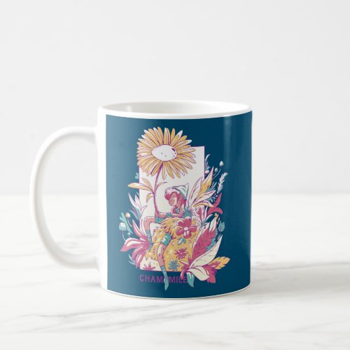 Chamomile Fairy In Flower Field Nature Fantasy  Coffee Mug