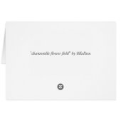 chamomile field green (Back Horizontal)