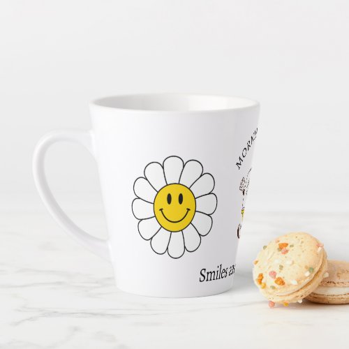 Chamomile Flower Funny Cute Trendy Morning Coffee Latte Mug