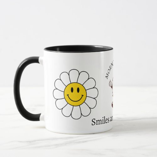 Chamomile Flower Funny Cute Trendy Morning Coffee Mug