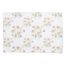 Chamomile Flowers Seamless Pattern