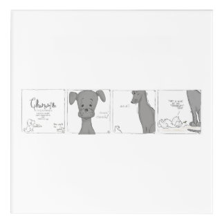 Chamomile Possibility Comic-Strip Acrylic Print