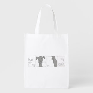 Chamomile Possibility Comic-Strip Grocery Bag