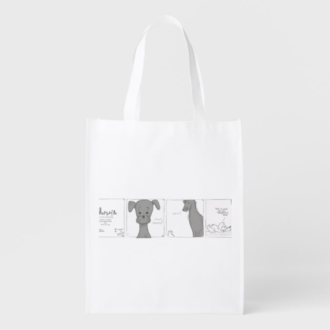 Chamomile Possibility Comic-Strip Grocery Bag (Front)