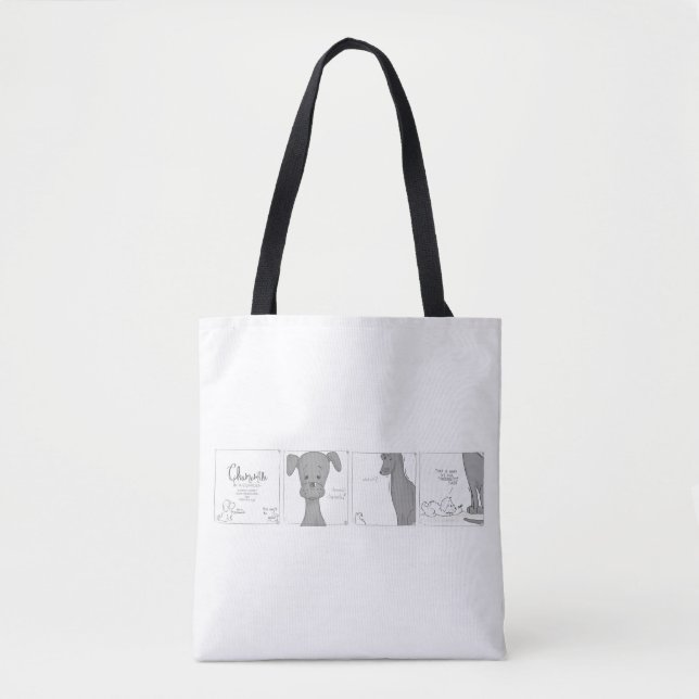 Chamomile Possibility Comic-Strip Tote Bag (Front)