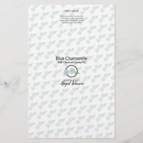 Chamomile Soap Packaging Wrapper  Basic Paper