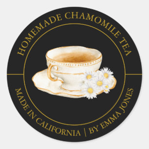 Chamomile Tea Modern label