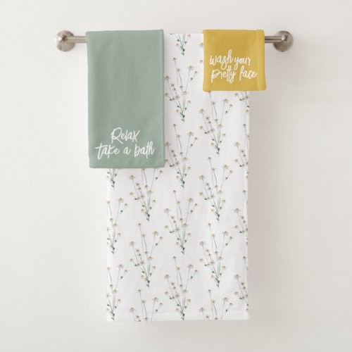 Chamomile Towel Set