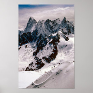 Chamonix Aiguille du Midi Mont Blanc Massif France Poster