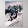 Chamonix Aiguille du Midi Mont Blanc Massif France Poster