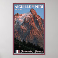 Chamonix - Aiguille du Midi Poster