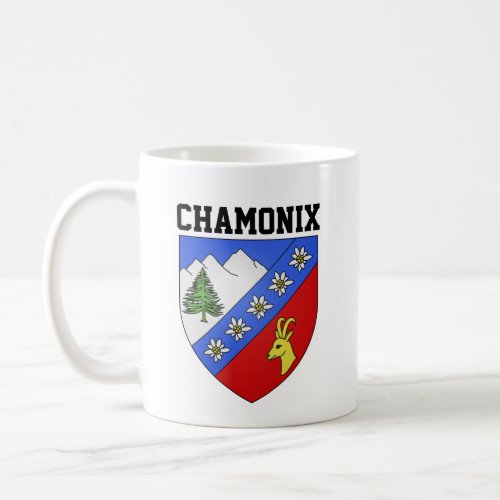 Chamonix coat of arms coffee mug
