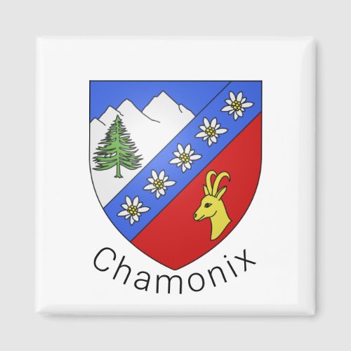 Chamonix coat of arms magnet