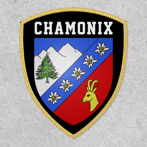 Chamonix coat of arms patch