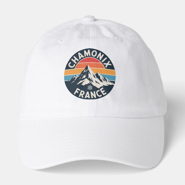 Chamonix France Dad Cap (Front)