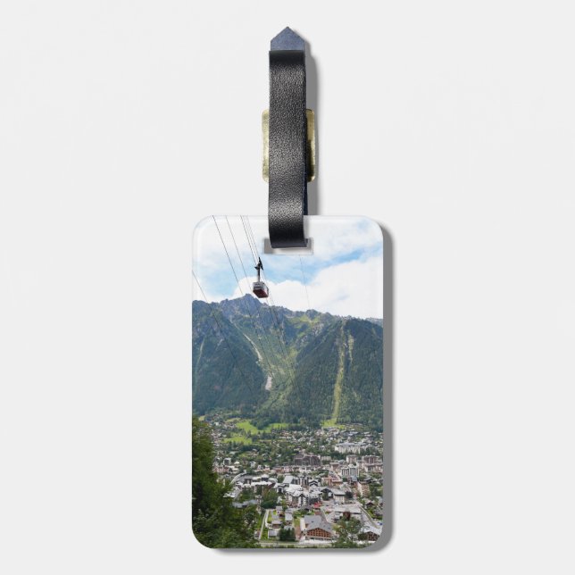 Chamonix - France Luggage Tag (Back Vertical)