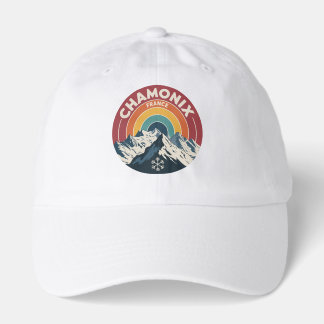 Chamonix France Retro Mountain Cap