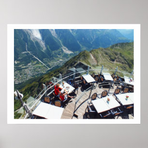 Chamonix in the valley, French Alps Poster