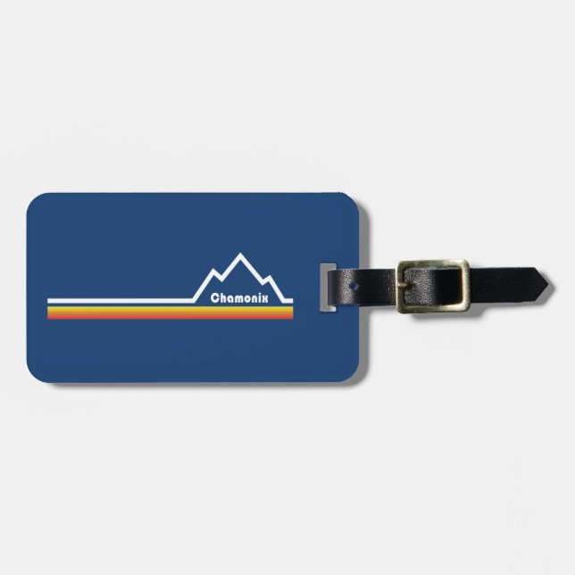 Chamonix Luggage Tag (Front Horizontal)