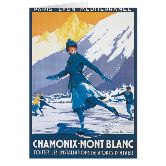 Chamonix Mont Blanc Cards (Front)
