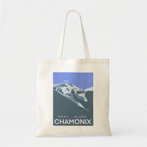 Chamonix Mont Blanc digital image Tote Bag