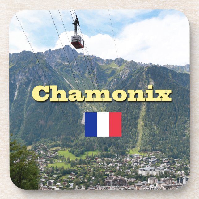 Chamonix - Mont Blanc Drink Coaster (Front)