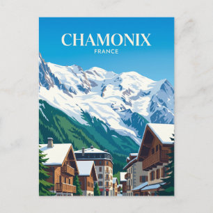 Chamonix-Mont-Blanc France Postcard