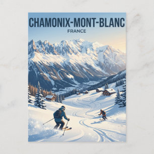 Chamonix-Mont-Blanc France Postcard