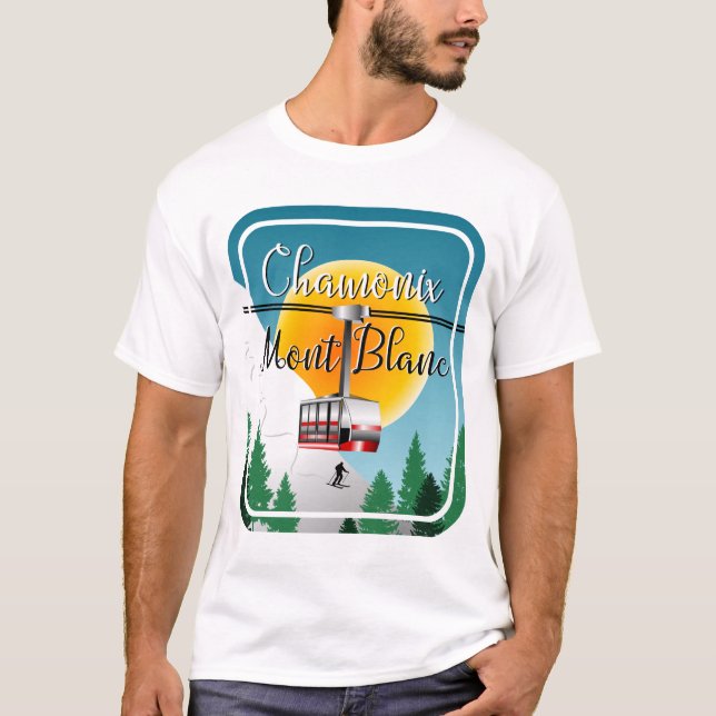 Chamonix Mont Blanc France T-Shirt (Front)