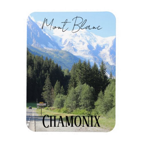 Chamonix Mont Blanc French Alpes summer Magnet