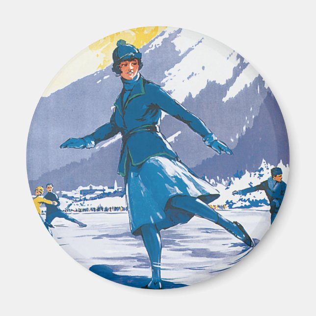 Chamonix-Mont Blanc Magnet (Front)